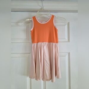 Dot Dot Smile Orange and Pink Casual Dress
